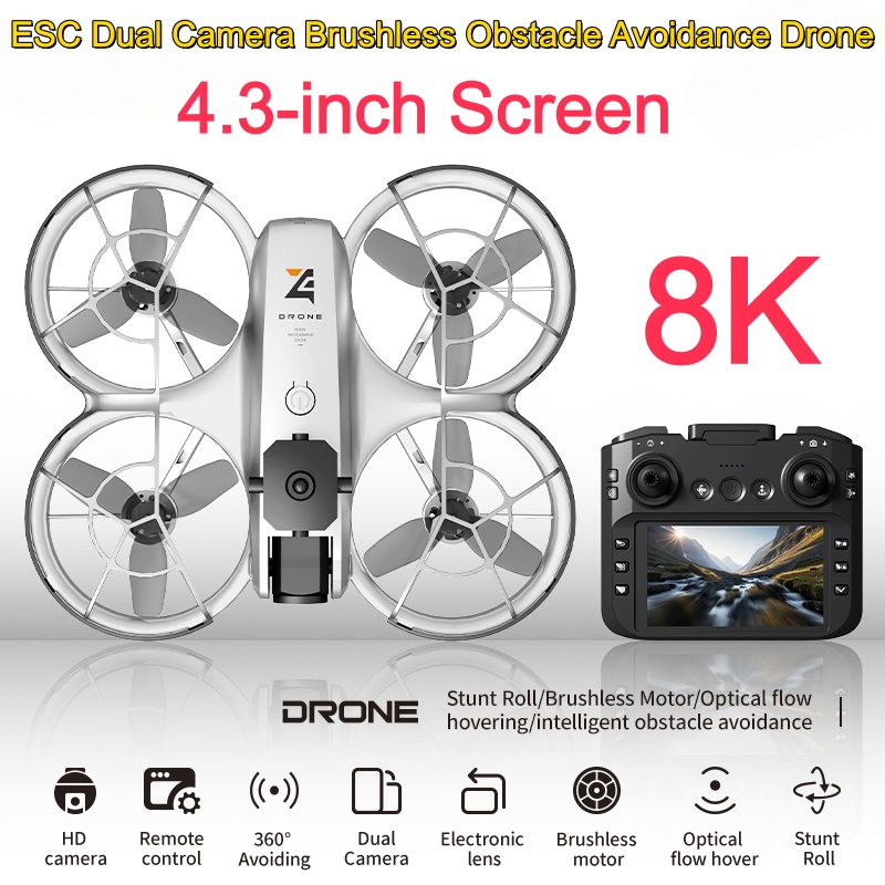 4.3인치 대형 화면 드론 8K ESC 듀얼 카메라 브 - Drone Camera 4K 리뷰 및 가격